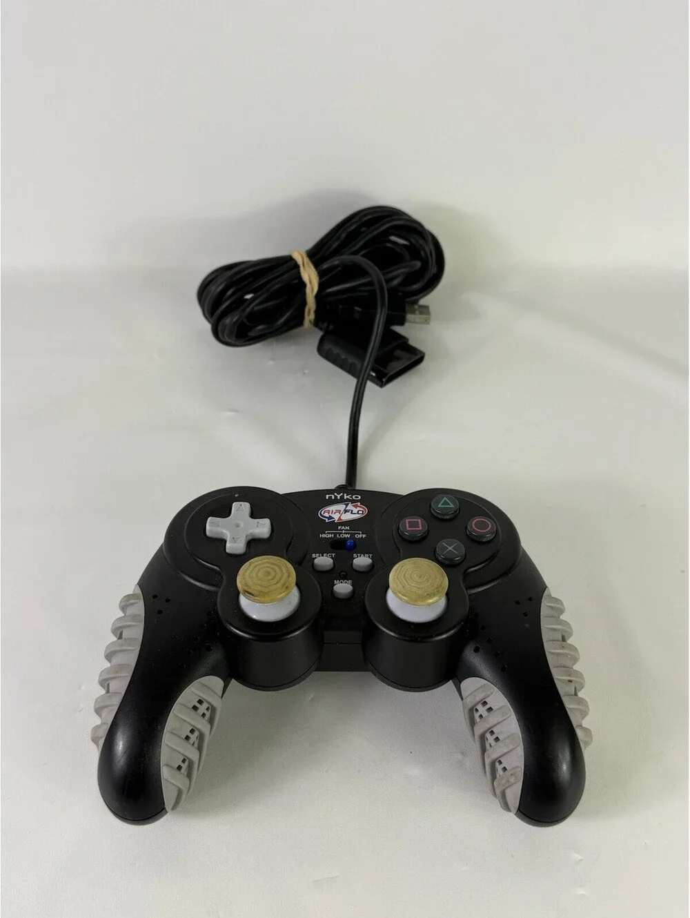 AS IS PLEASE READ NYKO AIR FLO XL PS2 & USB PC Controller Cooling Fan Built In